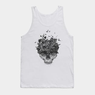 My head is a jungle (b&w) Tank Top